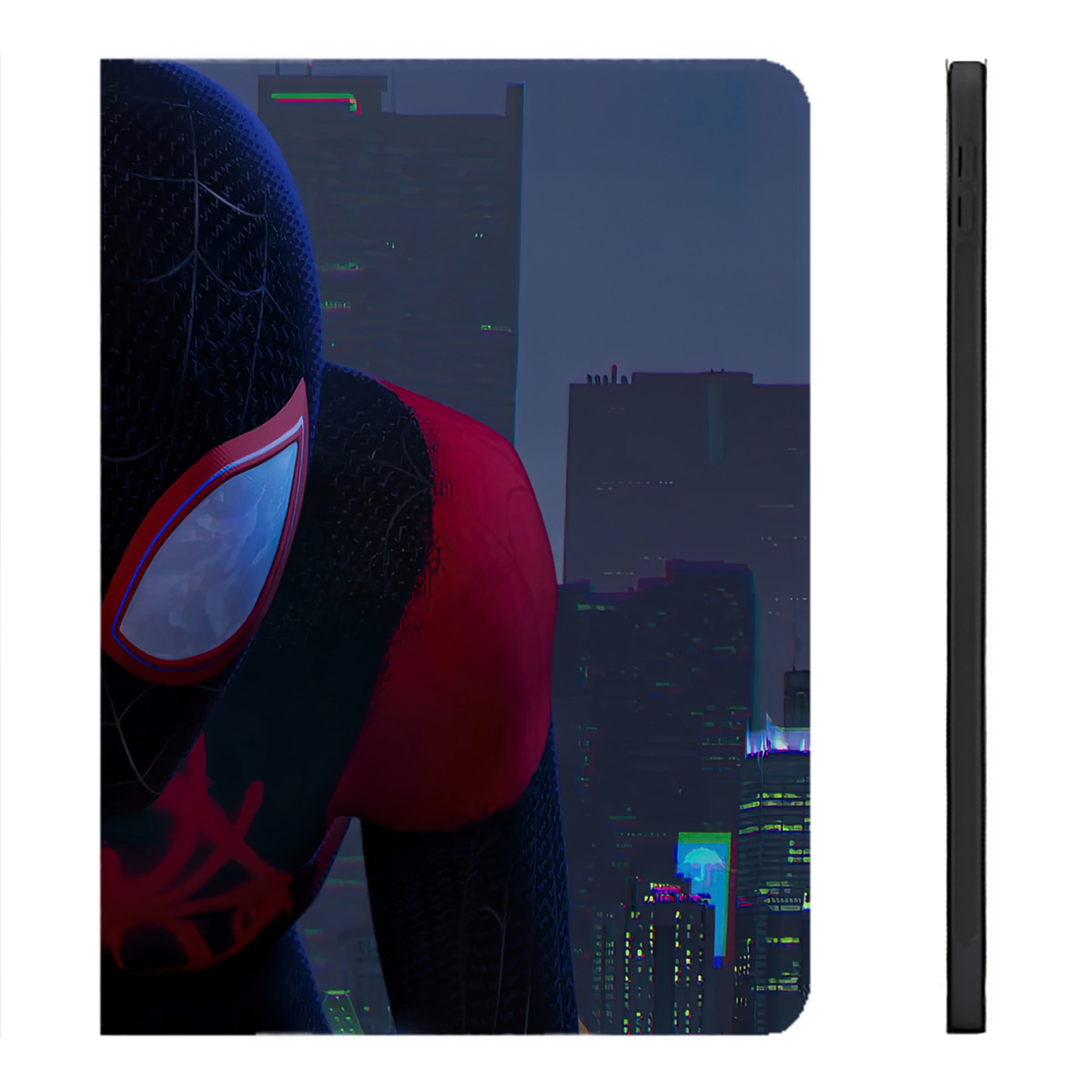 （画像用） Spider Man スパイダーマン IPadケース ペンホルダー付き ブックスタイルデザイン